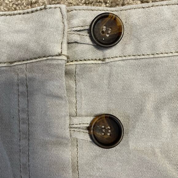 Altar’d State Gray Tortoise Shell button up mini skirt size M - Picture 4 of 7